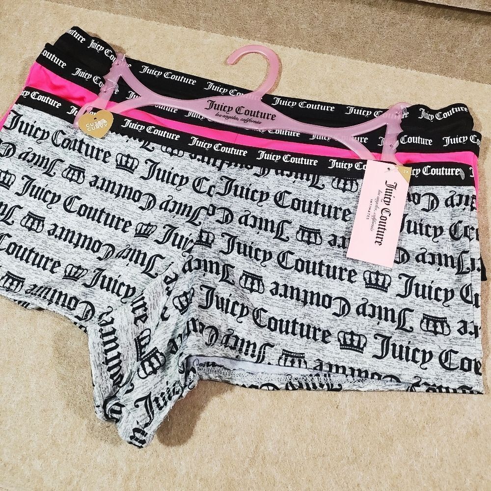 Juicy Couture Cute & Curvy Boyshorts Panty Set -C